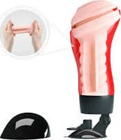 Baile Pretty Love Crazy Bull Delia – Vagina Masturbatore Vibrante con Ventosa 12 Funzioni - 13