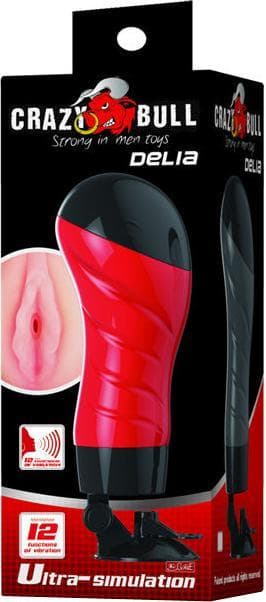 Baile Pretty Love Crazy Bull Delia – Vagina Masturbatore Vibrante con Ventosa 12 Funzioni - 7