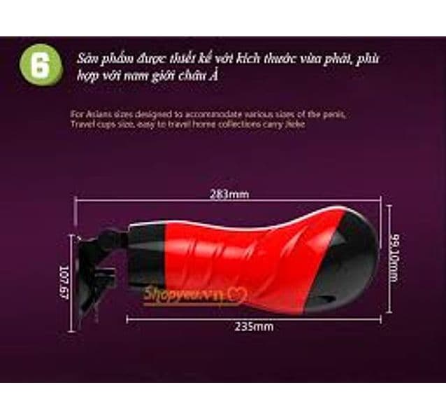 Baile Pretty Love Crazy Bull Delia – Vagina Masturbatore Vibrante con Ventosa 12 Funzioni - 9