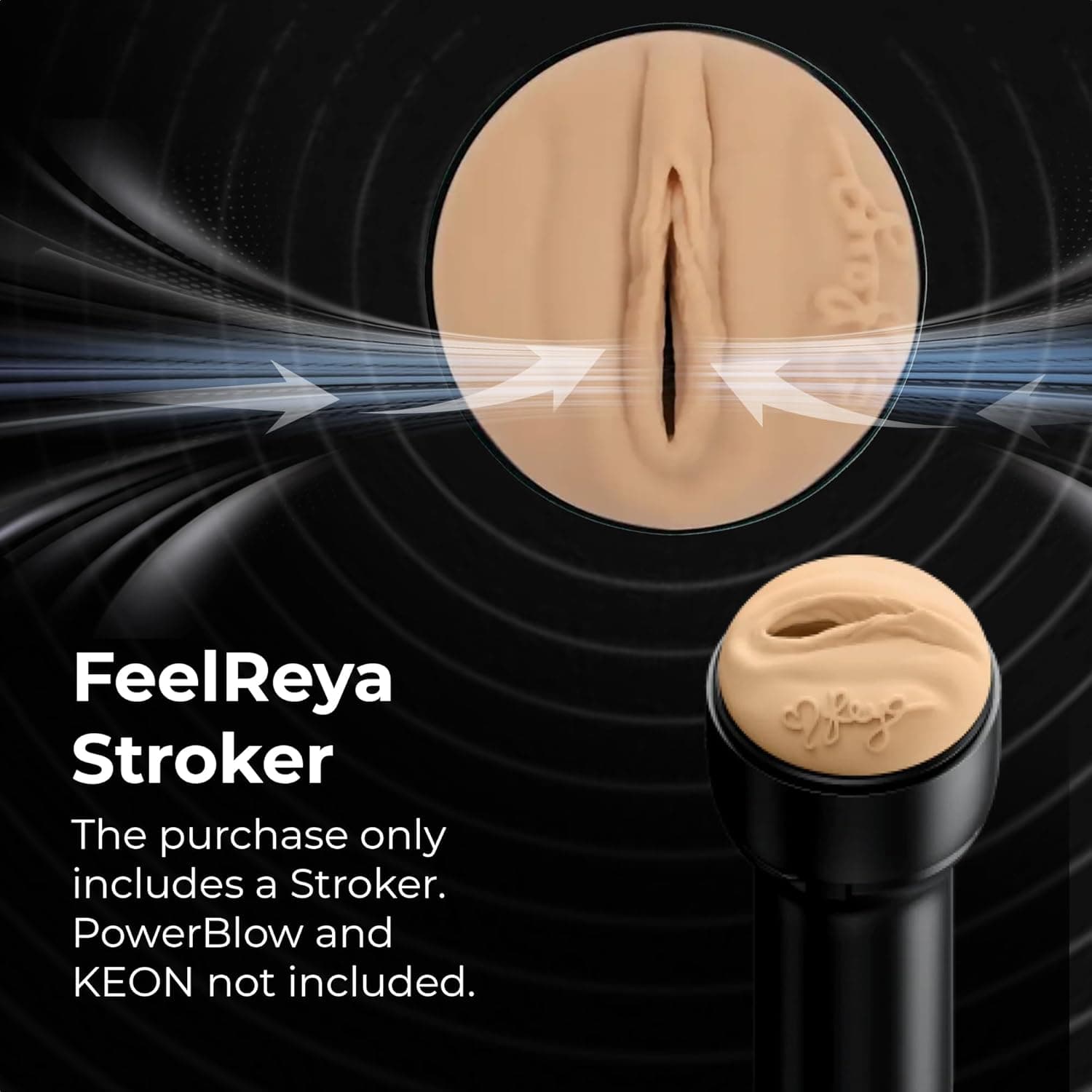Kiiroo Feel Reya Sunshine vagina Stroker Realistico Stars Collection masturbatore uomo - 11