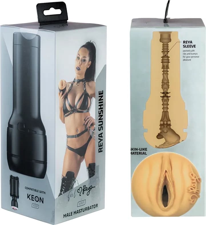 Kiiroo Feel Reya Sunshine vagina Stroker Realistico Stars Collection masturbatore uomo - 5