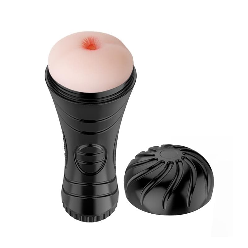 Masturbatore uomo Realistico Compatto Ano Sleeve Maschile TPR 24 cm - 8