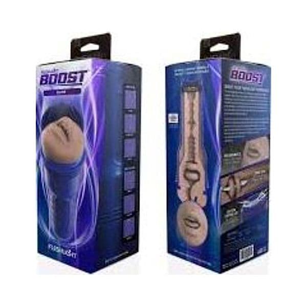 Fleshlight Boost Blow Masturbatore Orale Realistico Tecnologia Turbo Tech bocca - 13