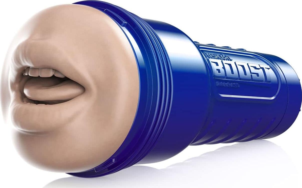 Fleshlight Boost Blow Masturbatore Orale Realistico Tecnologia Turbo Tech bocca - 9
