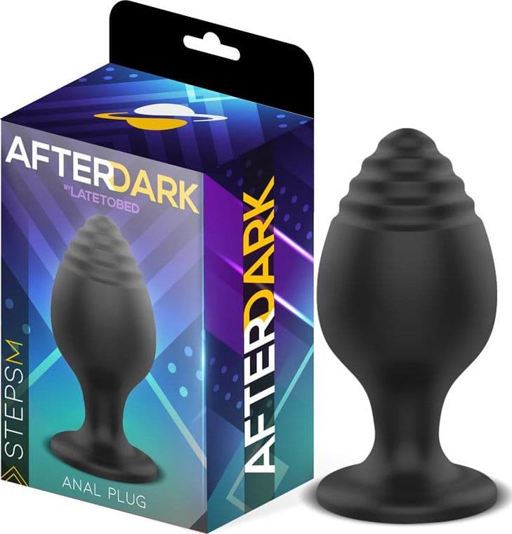 Plug anali set 2 x S e M Afterdark Dolmen e Steps progressivi Silicone premium - 6