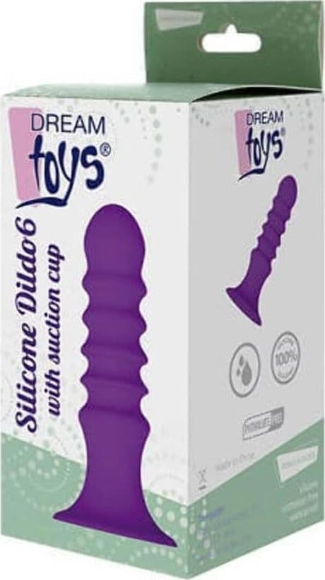 Plug anale stimolante 13,5 Cheeky Love Ribbed Scanalato Silicone Ventosa viola