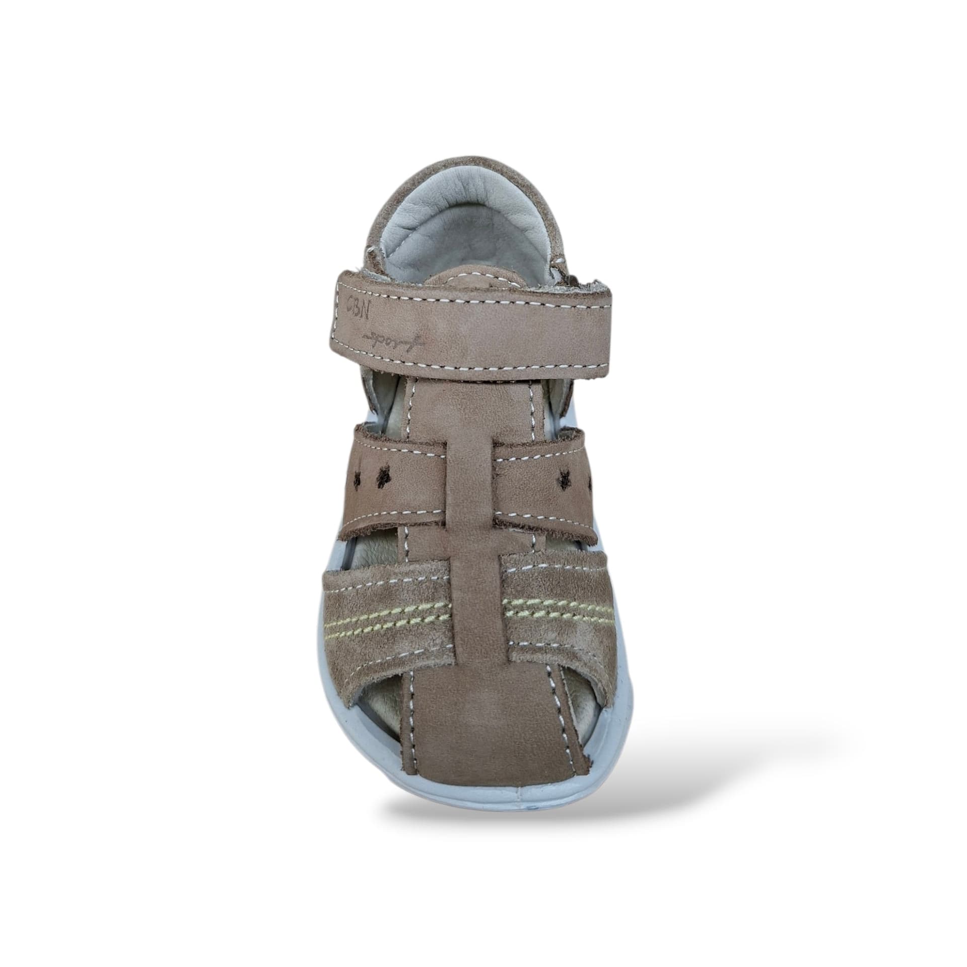 Scarpe Ragnetto Primi Passi Bambini Balocchi Ciciban Teddy Beige – Pelle Velcro - 4