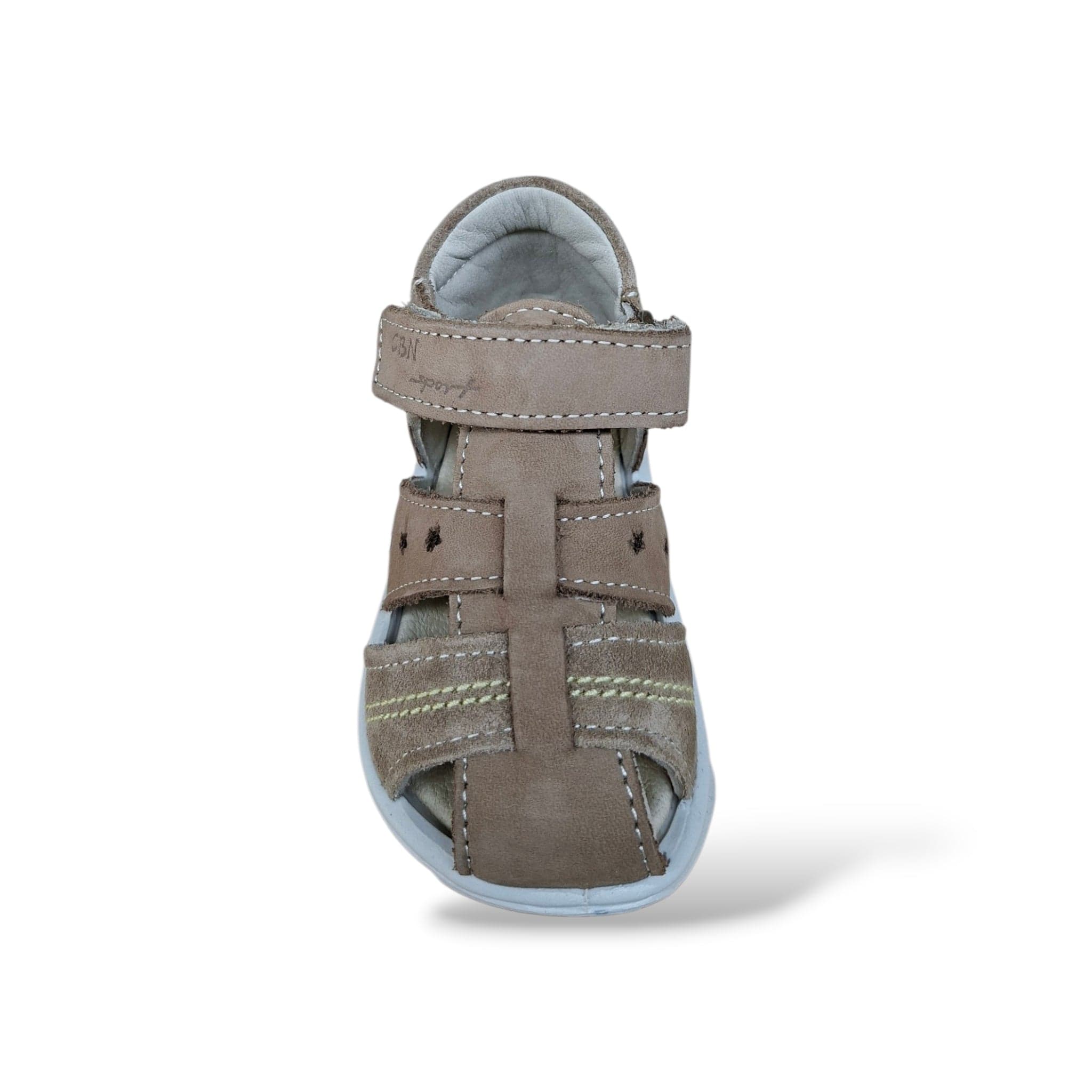 Scarpe Ragnetto Primi Passi Bambini Balocchi Ciciban Teddy Beige – Pelle Velcro - 4