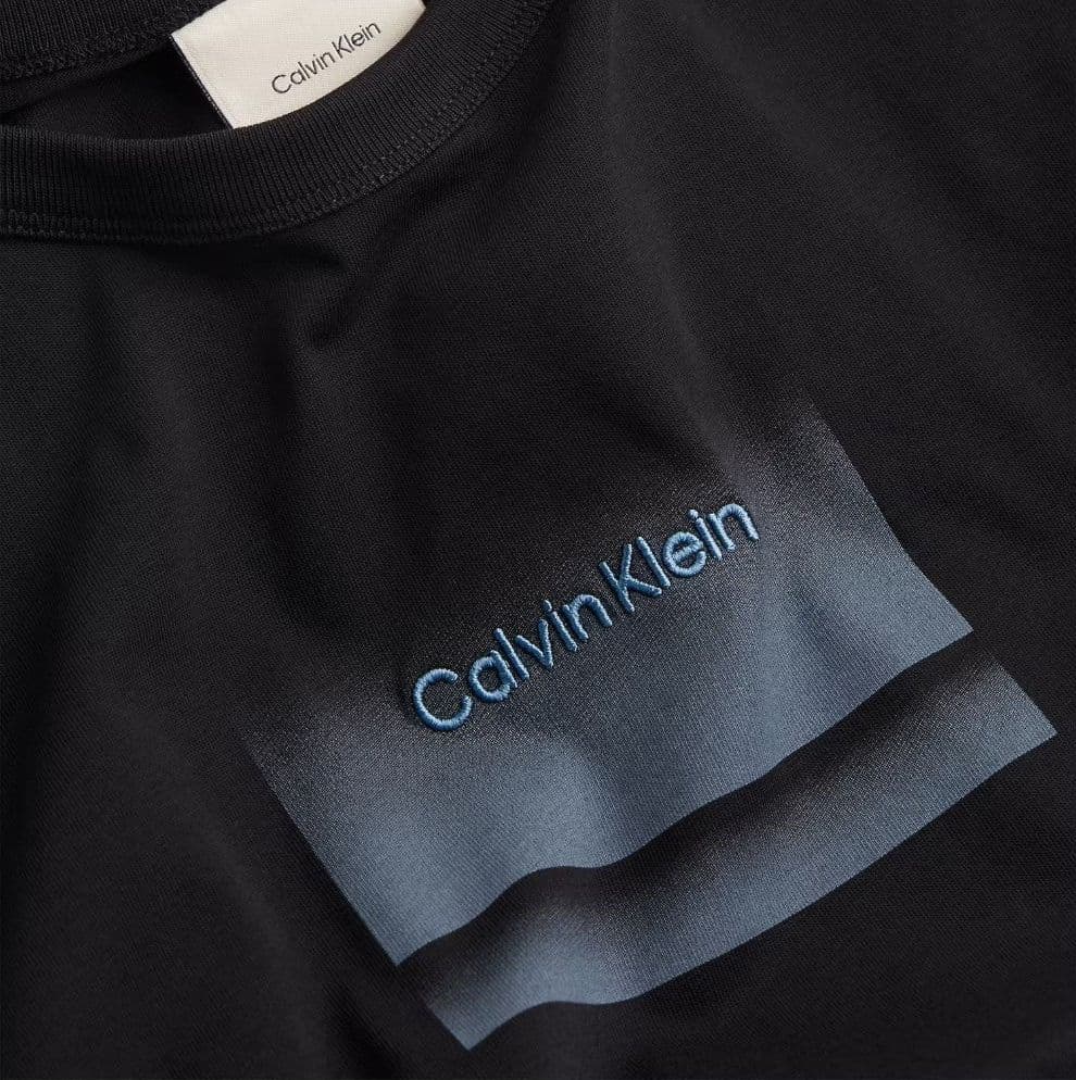Calvin Klein t-shirt nera con stampa K10K113803BEH - 2
