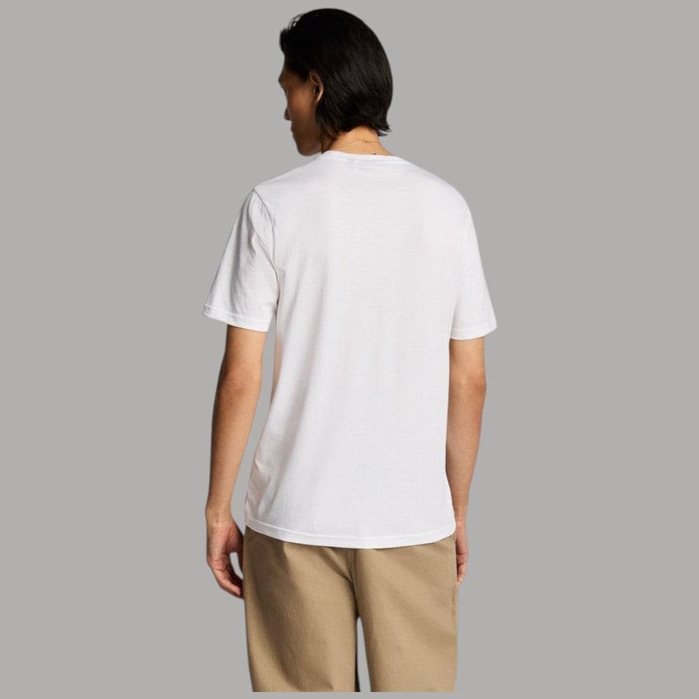 Lyle & Scott T-shirt Cotone Superfine con Logo Ricamato - 2