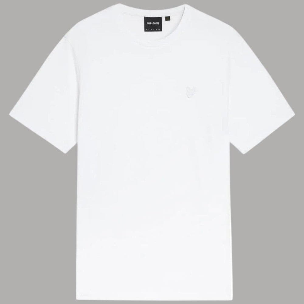 Lyle & Scott T-shirt Cotone Superfine con Logo Ricamato - 3