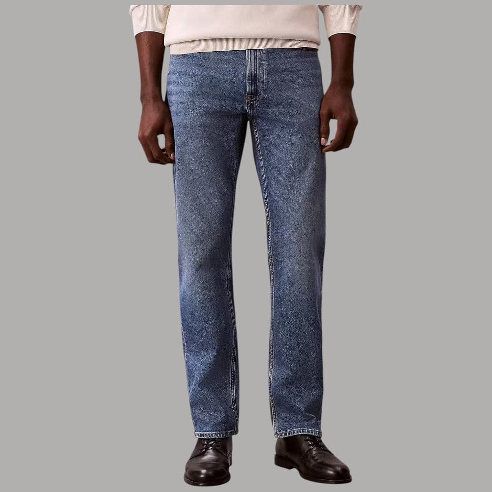 Jeans Calvin Klein Slim Uomo Elasticizzati Gamba Dritta Denim - 7