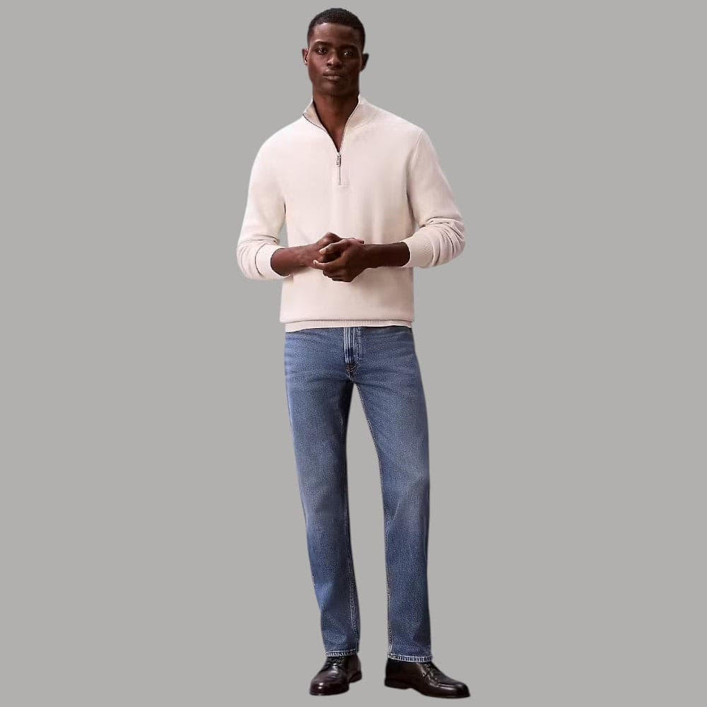 Jeans Calvin Klein Slim Uomo Elasticizzati Gamba Dritta Denim - 2