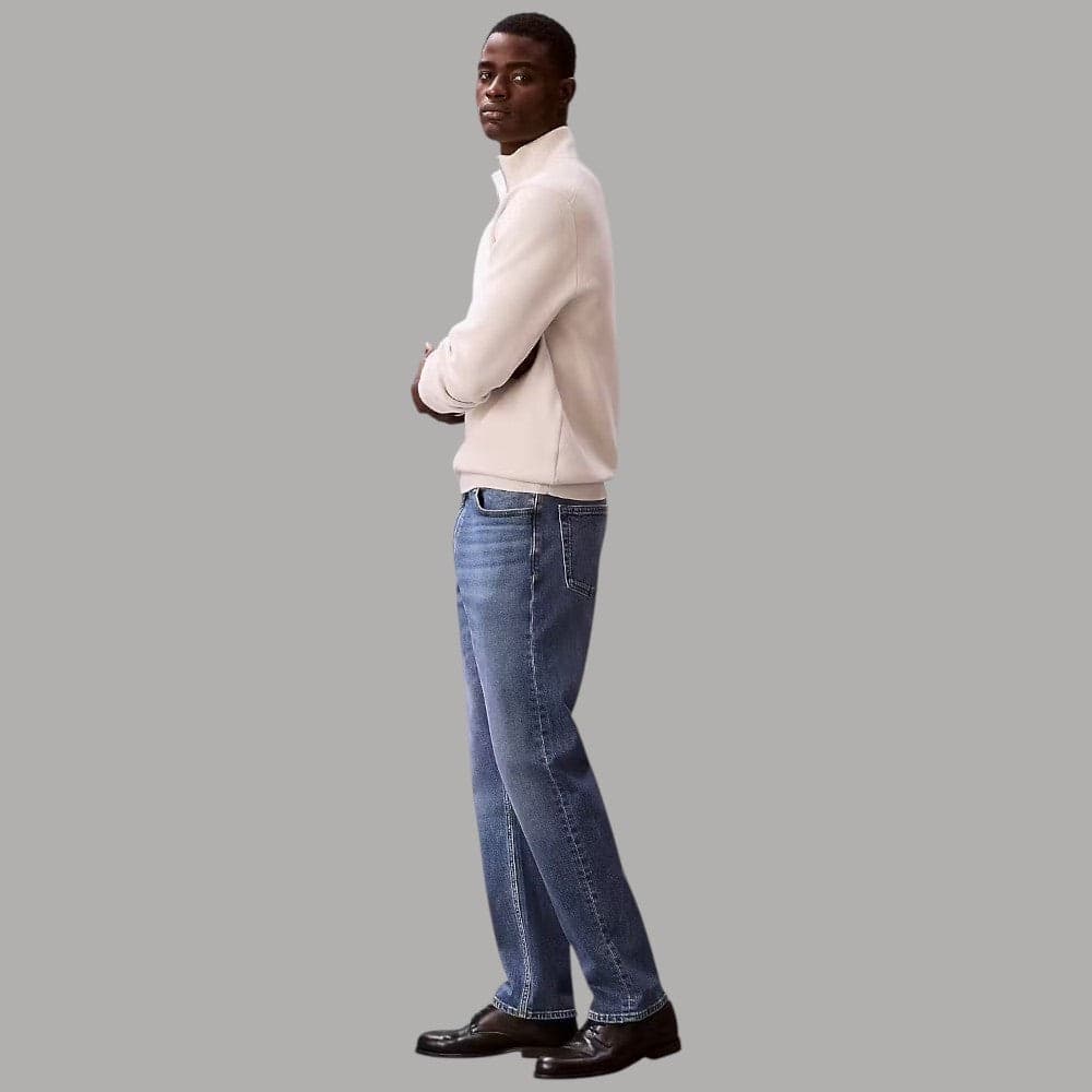 Jeans Calvin Klein Slim Uomo Elasticizzati Gamba Dritta Denim - 3