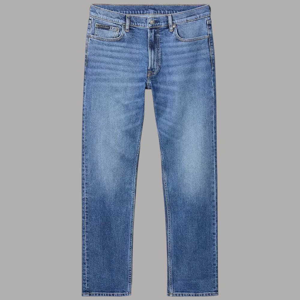 Jeans Calvin Klein Slim Uomo Elasticizzati Gamba Dritta Denim - 6