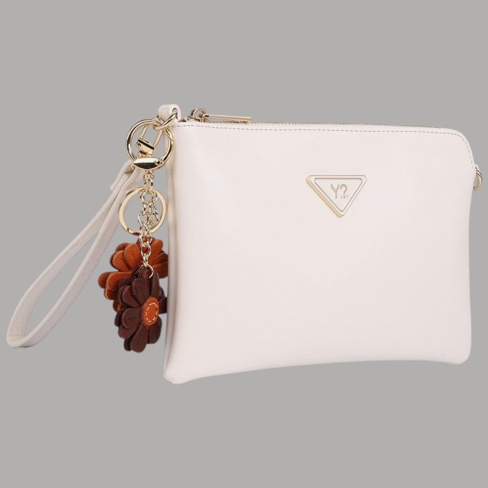 Ynot Tracolla Moonlight XS Pochette Eco Pelle Elegante e Leggera Bianco - 2