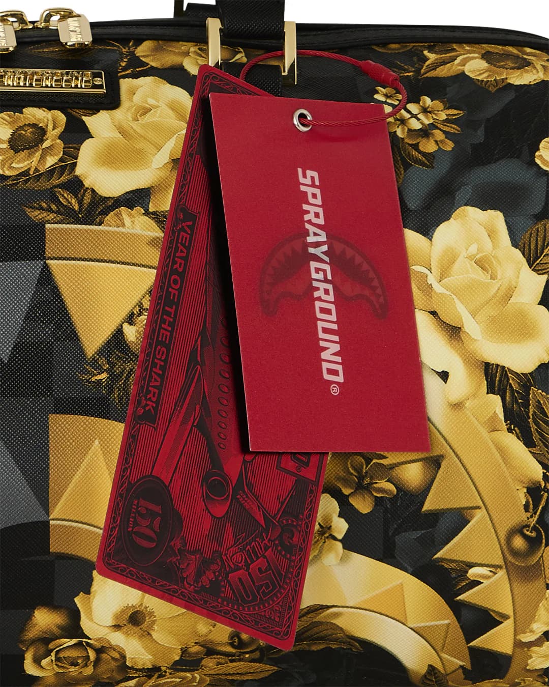 SPRAYGROUND BAULETTO ART.D9004NSZ GOLD FIORI - 6
