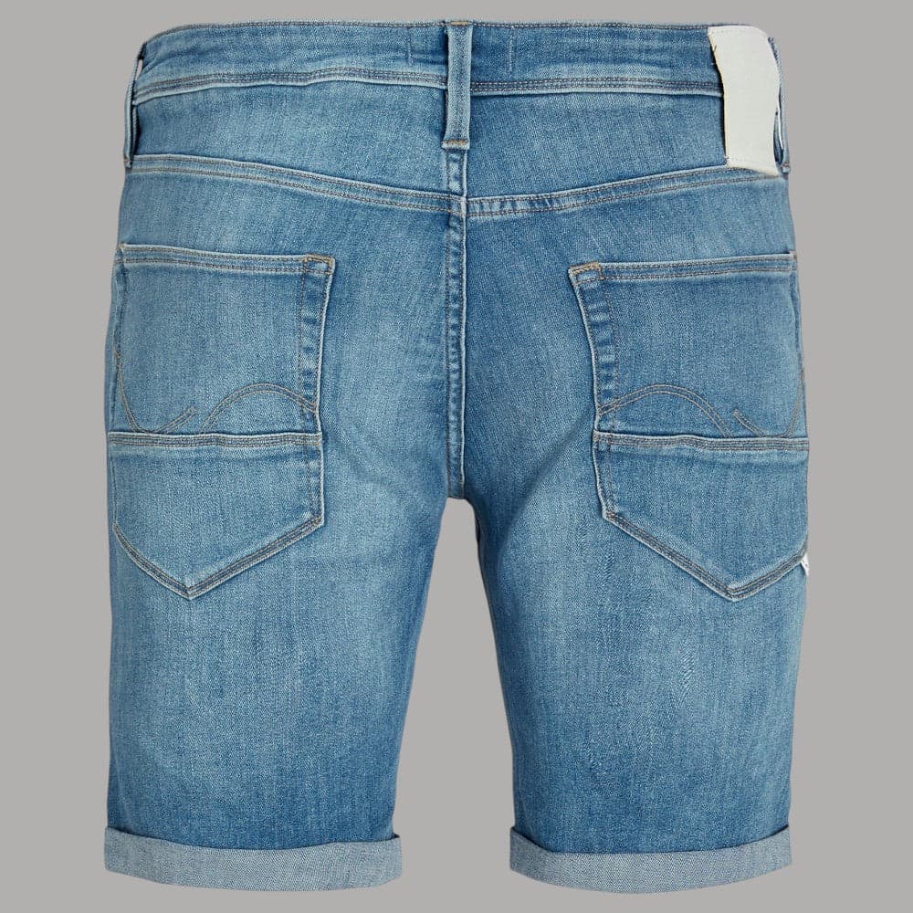 Bermuda in Denim Jack Jones con Effetto Vintage e Rotture - 2