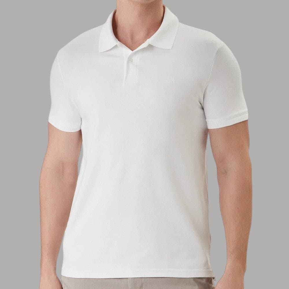 Polo Calvin Klein Slim Fit Uomo in Piquè con Logo Ricamato - 1