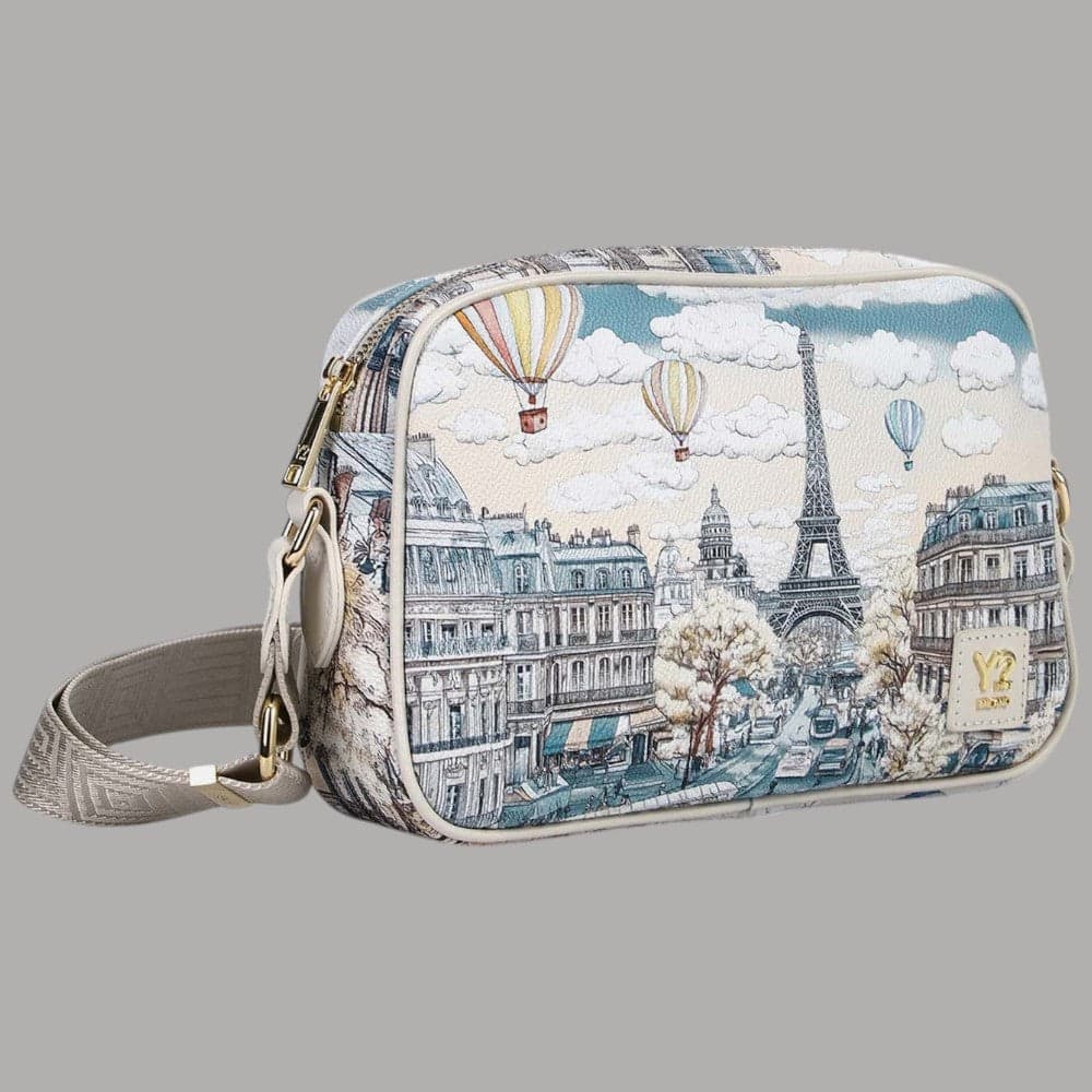 YNot Borsa Tracolla Donna Fashionopoly Ecopelle con Tasche e Zip - 2