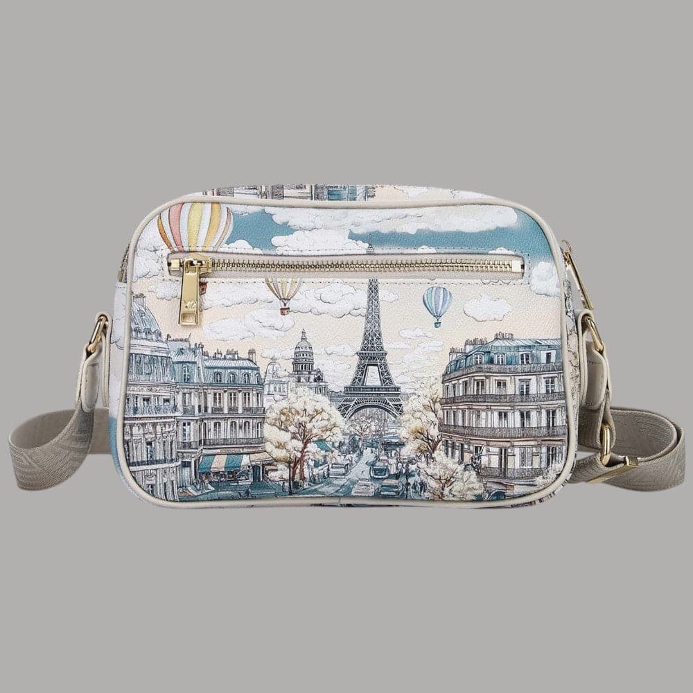 YNot Borsa Tracolla Donna Fashionopoly Ecopelle con Tasche e Zip - 3