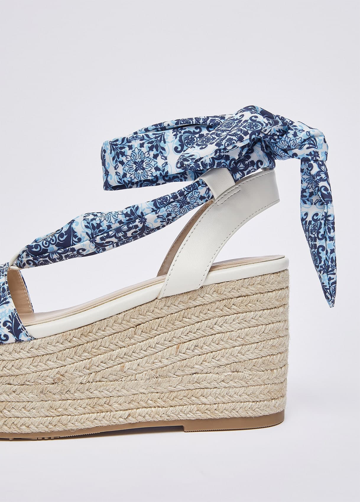 LIU-JO Sandalo Donna art. SA6087TX Celeste Foulard - 6