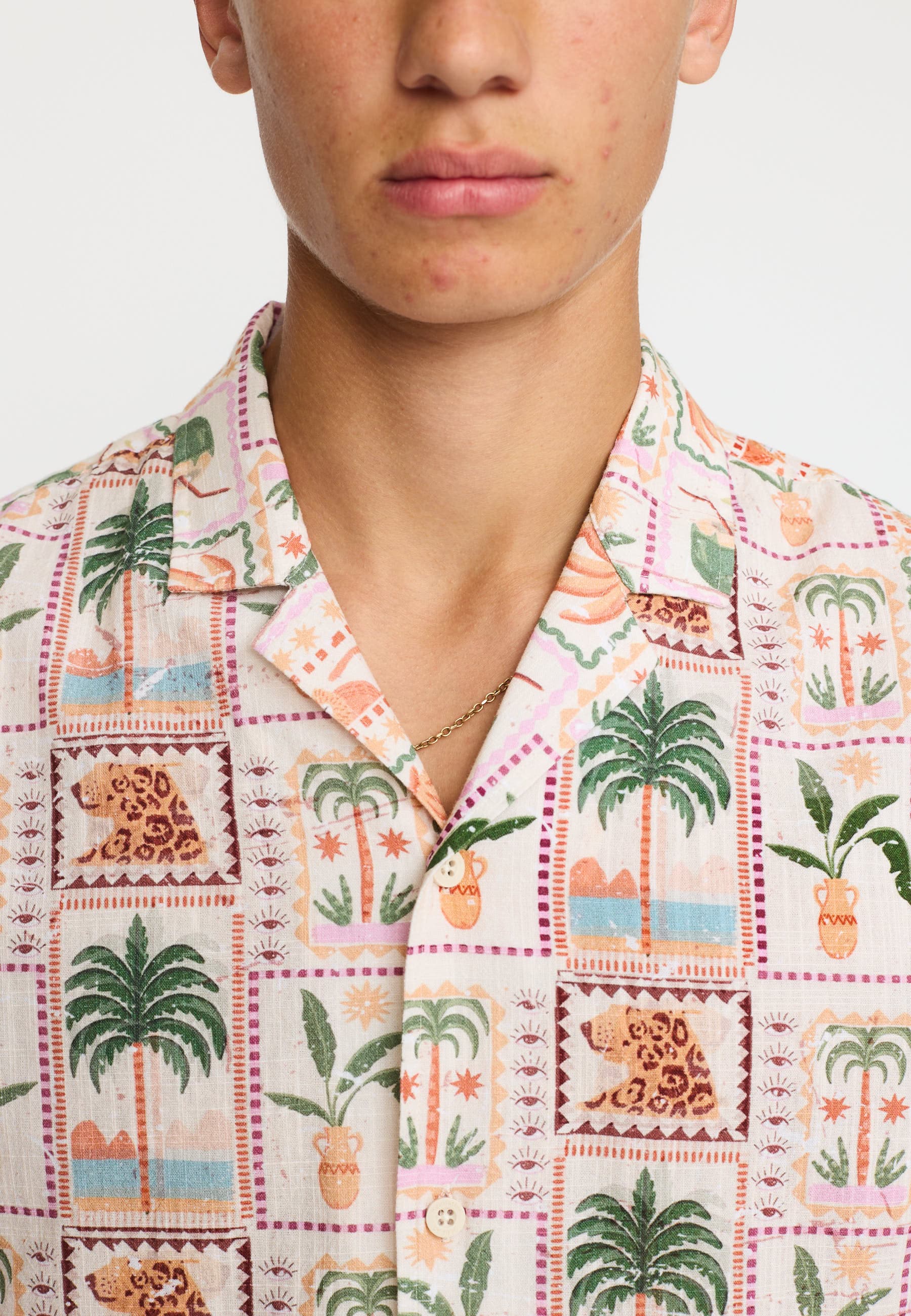 Camicia Revolution Cuban Shirt 3247 - 5