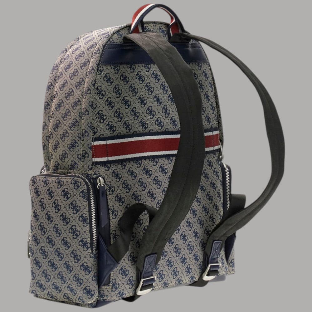 Guess Zaino da Uomo Boston 4G Logo All Over con Zip e Tasche Laterali - 2