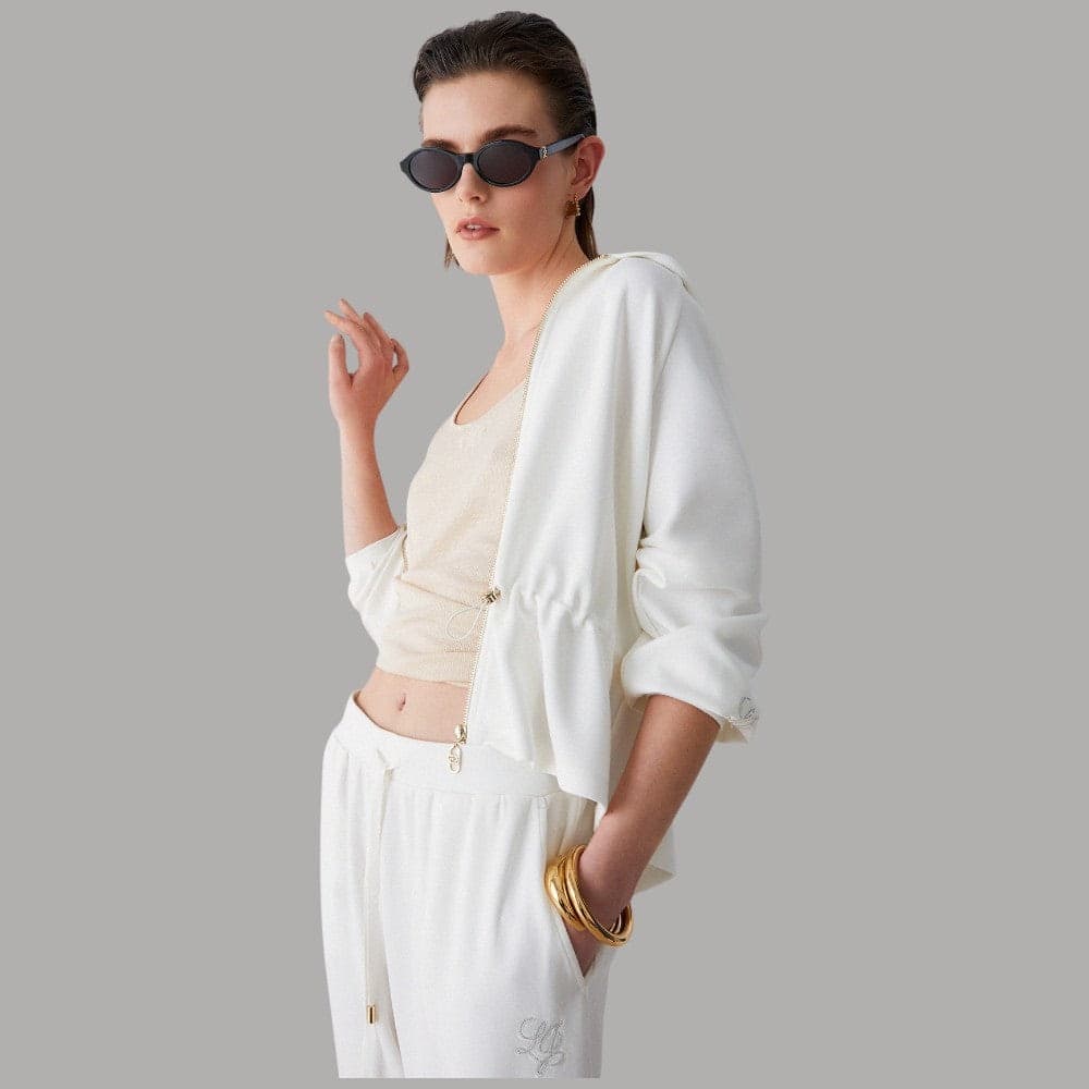Top a Coste Liu Jo in Viscosa e Lurex con Monogramma - 3