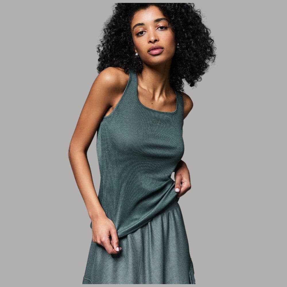 Top a Coste Liu Jo in Viscosa e Lurex con Monogramma - 9