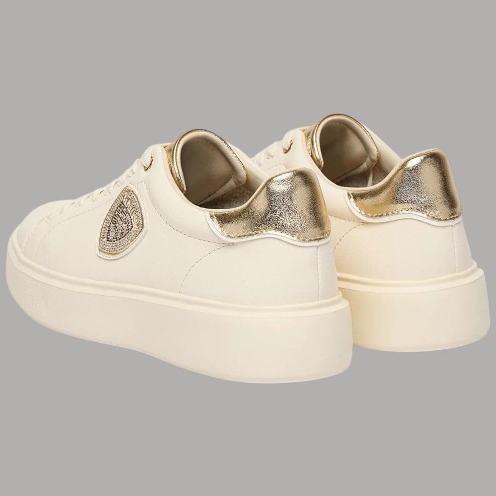 BLAUER Sneakers Donna VENUS01 Crema: Eleganza e Comfort Deluxe - 3