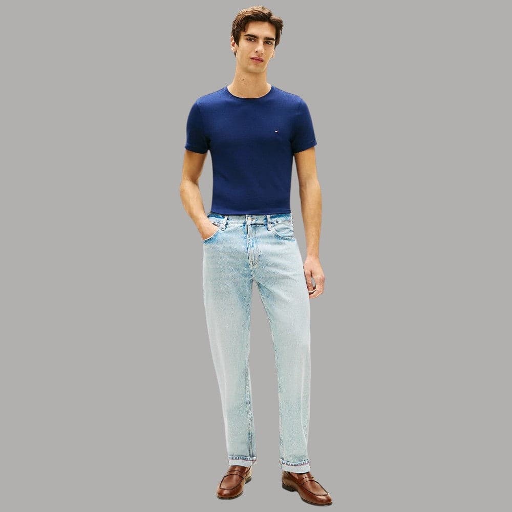 Tommy Hilfiger t-shirt slim fit con bandierina ricamata - 3