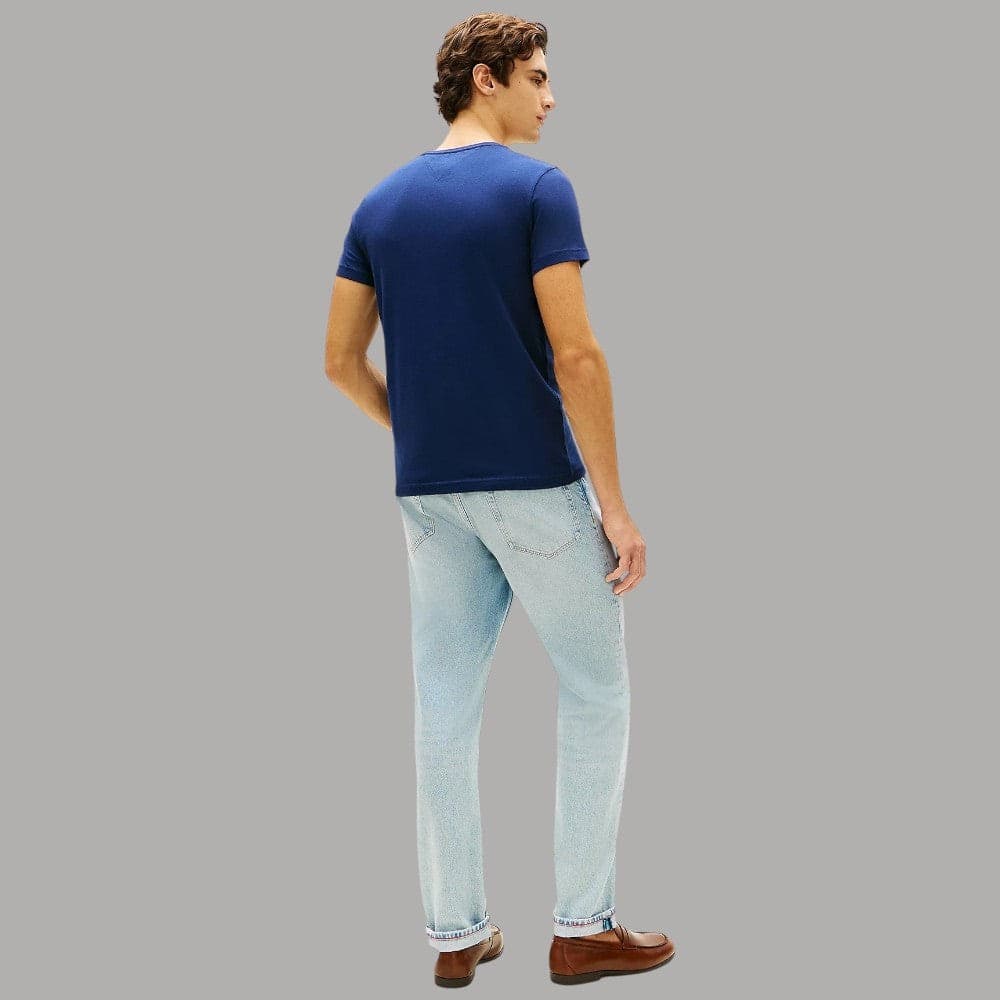 Tommy Hilfiger t-shirt slim fit con bandierina ricamata - 4