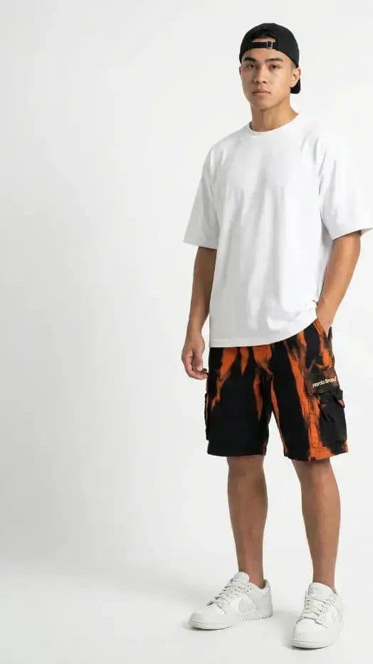 Cargo Shorts Flame Effect - 4