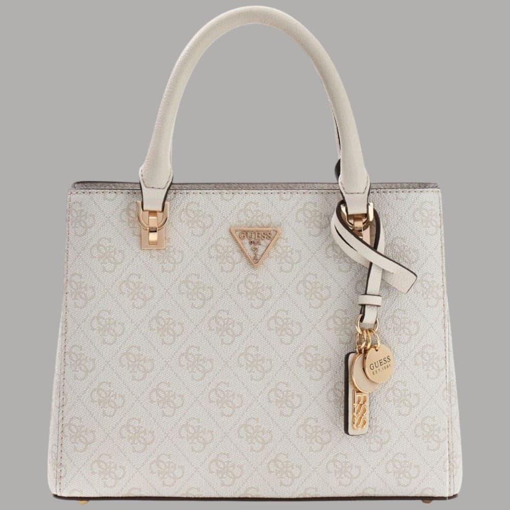 Guess Borsa a Mano Noelle 4G Logo Simil Pelle Tracolla Removibile