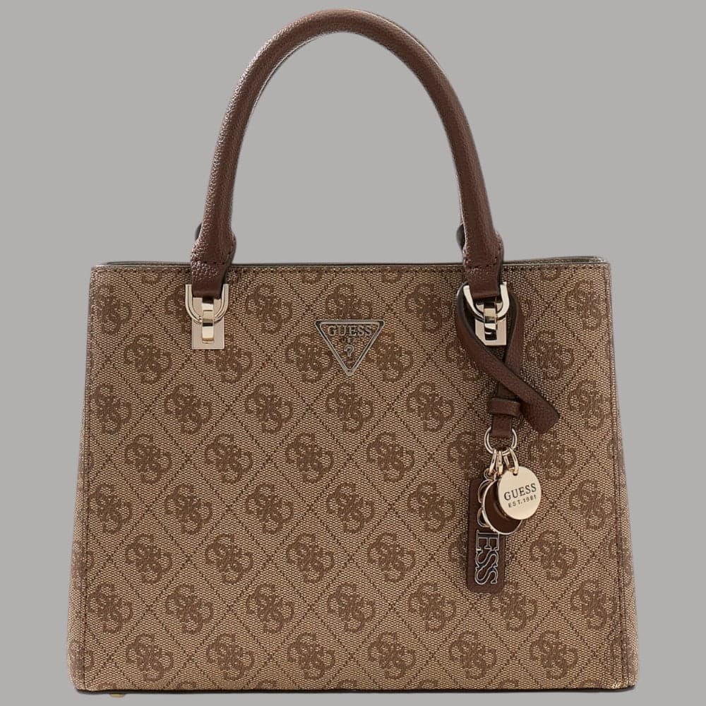 Guess Borsa a Mano Noelle 4G Logo Simil Pelle Tracolla Removibile - 16