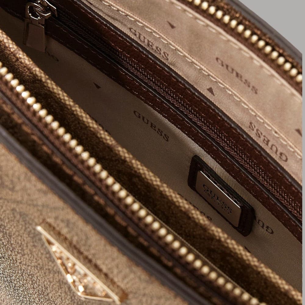 Guess Borsa a Mano Noelle 4G Logo Simil Pelle Tracolla Removibile - 13