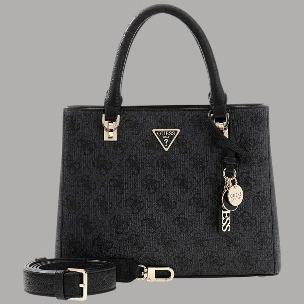Guess Borsa a Mano Noelle 4G Logo Simil Pelle Tracolla Removibile - 5