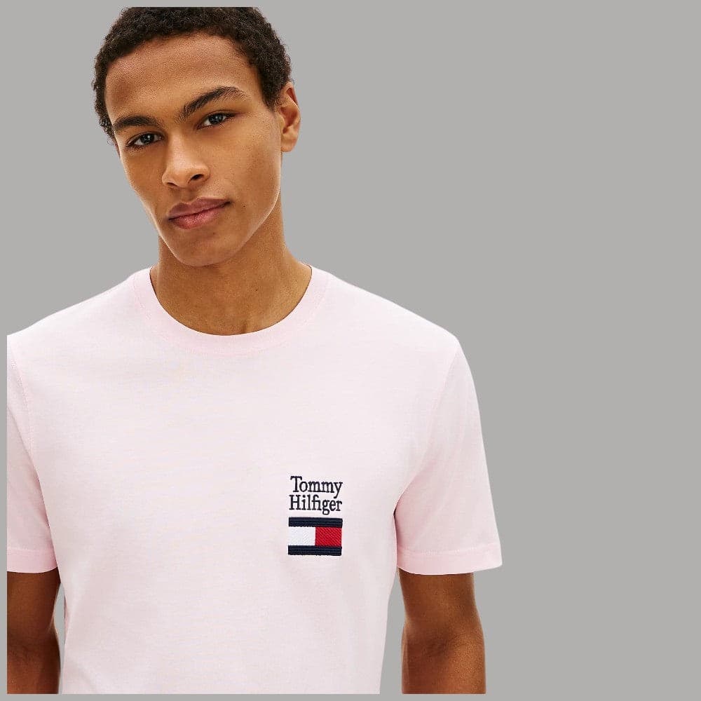 Tommy Hilfiger T-shirt Cotone Regular Fit con Logo Ricamato - 6
