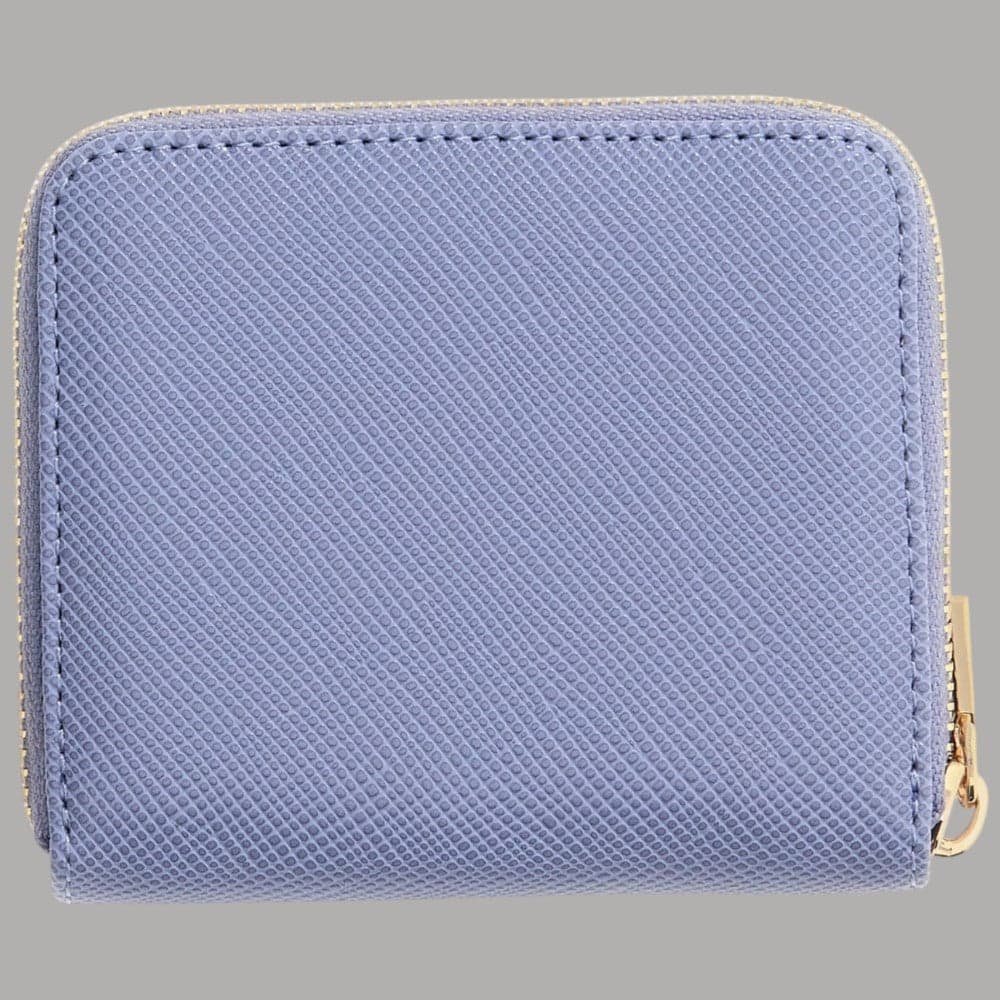 Portafoglio Guess Donna Saffiano Laurel Zip Small Nero - 9