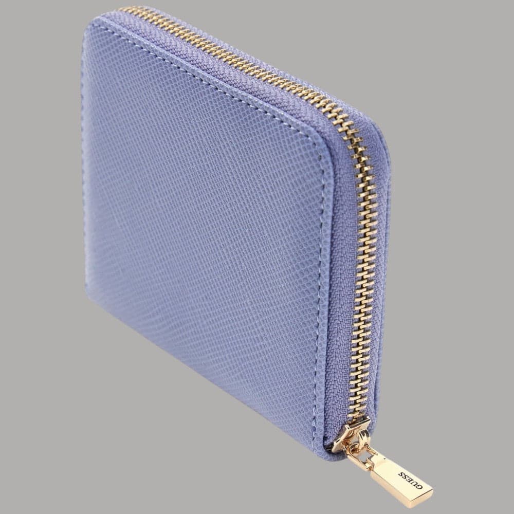 Portafoglio Guess Donna Saffiano Laurel Zip Small Nero - 10