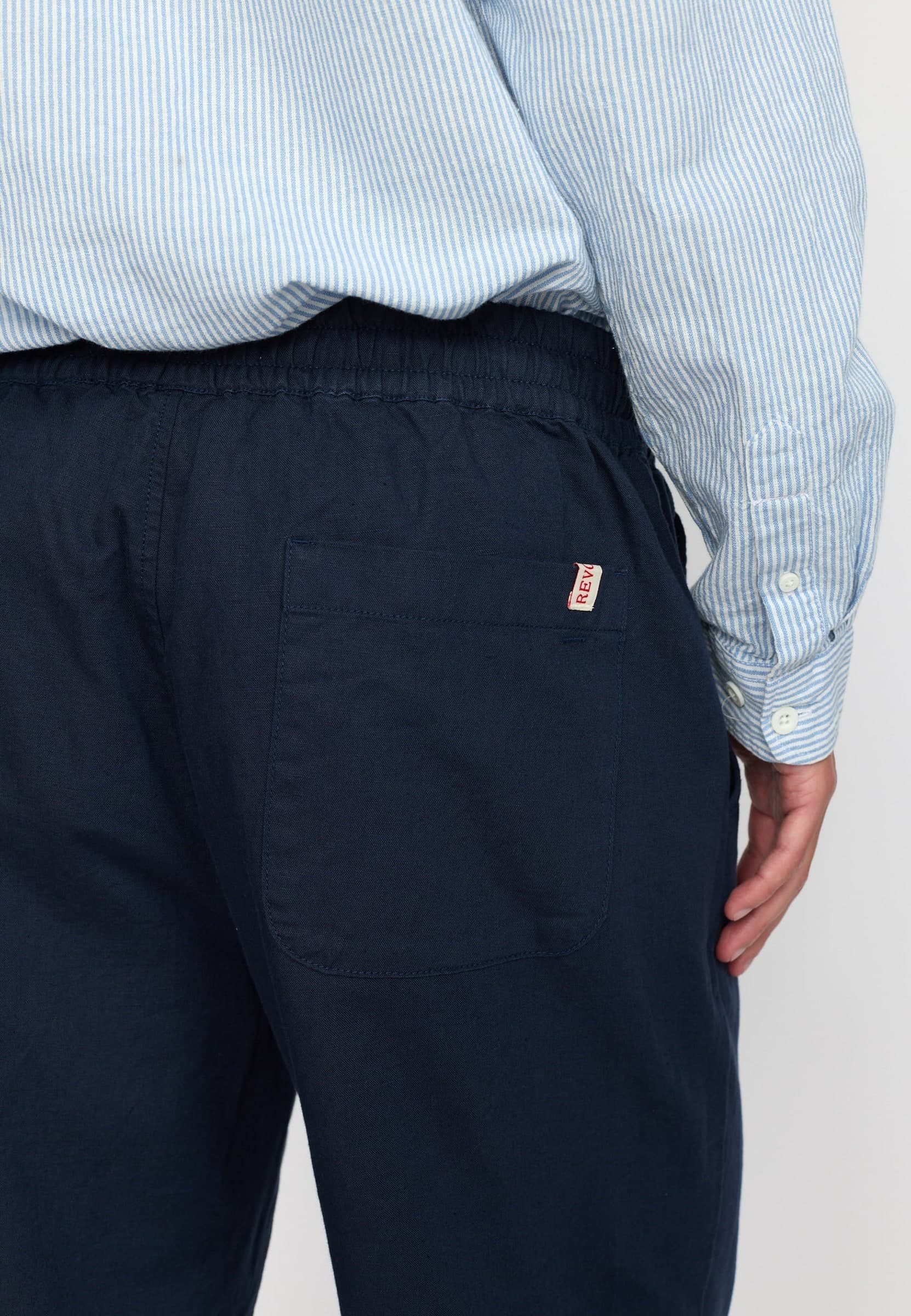 Pantaloni Revolution Linen Trousers - 4