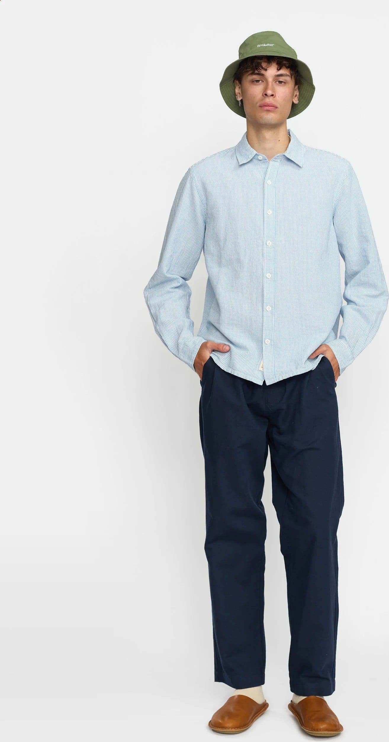 Pantaloni Revolution Linen Trousers - 5