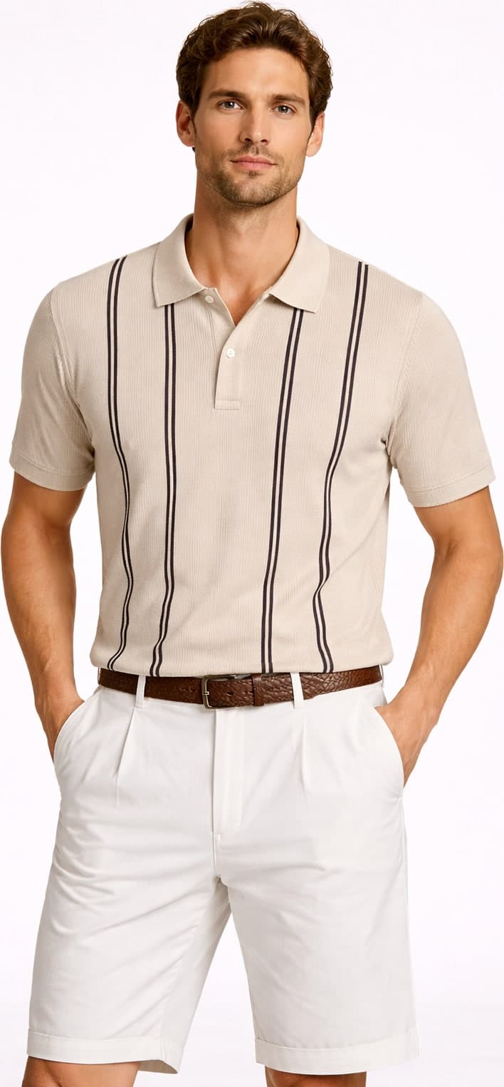 Polo m/m f14 rigata verticale