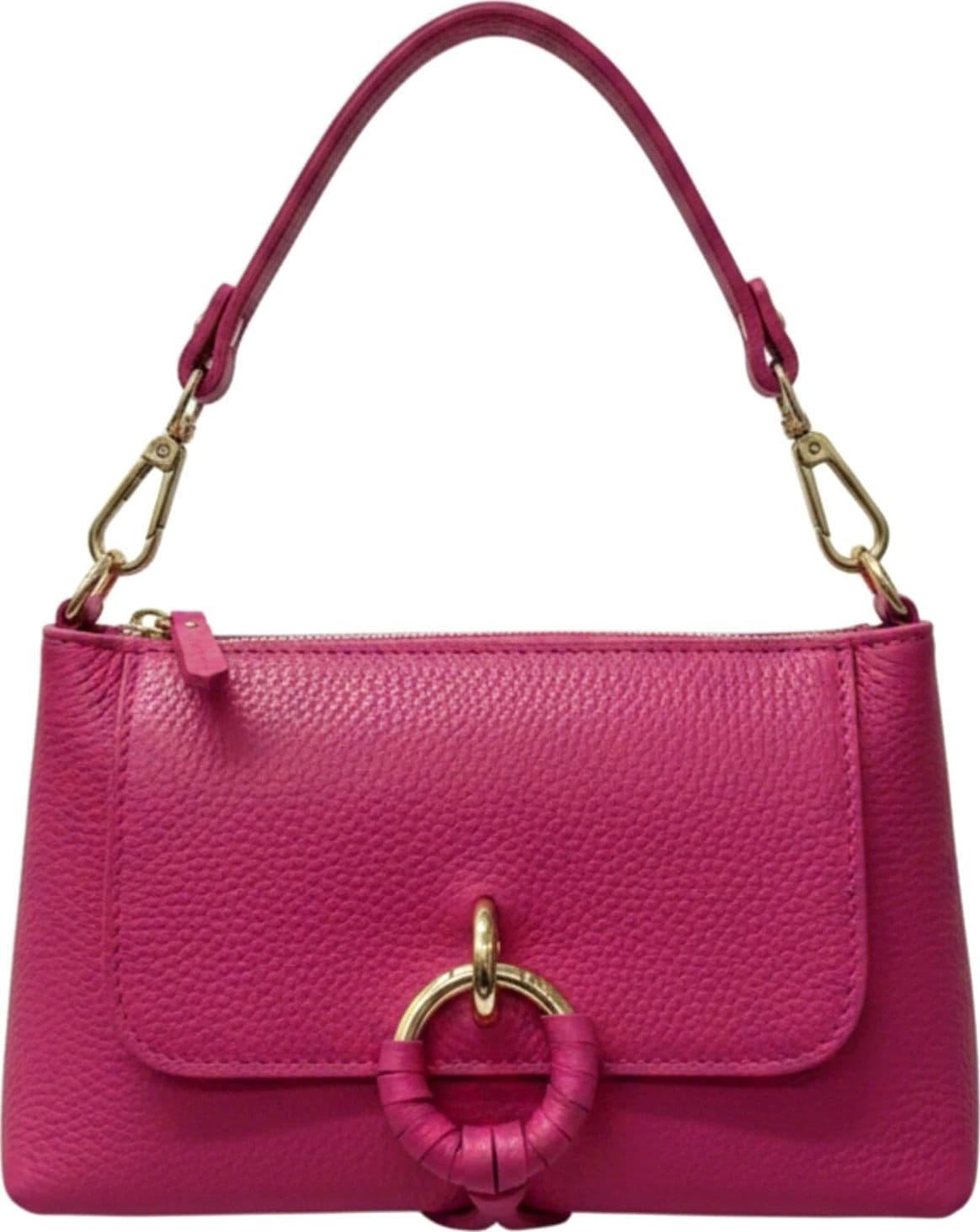 Modarno Borsetta Amelia a Mano e tracolla In Vera Pelle  25x7x15 cm - 13