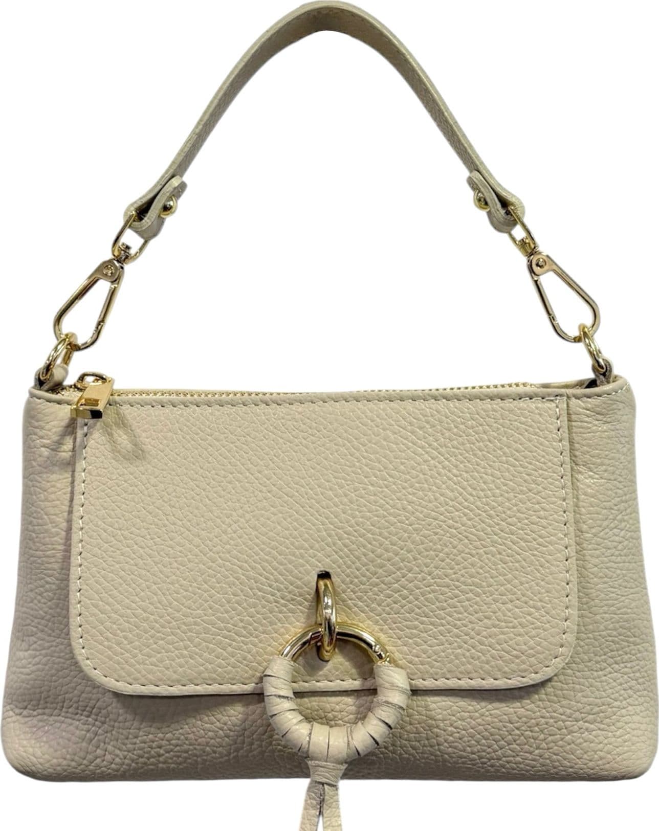 Modarno Borsetta Amelia a Mano e tracolla In Vera Pelle  25x7x15 cm - 5