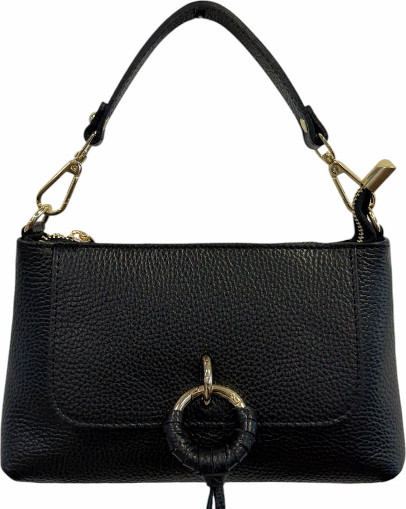 Modarno Borsetta Amelia a Mano e tracolla In Vera Pelle  25x7x15 cm - 8