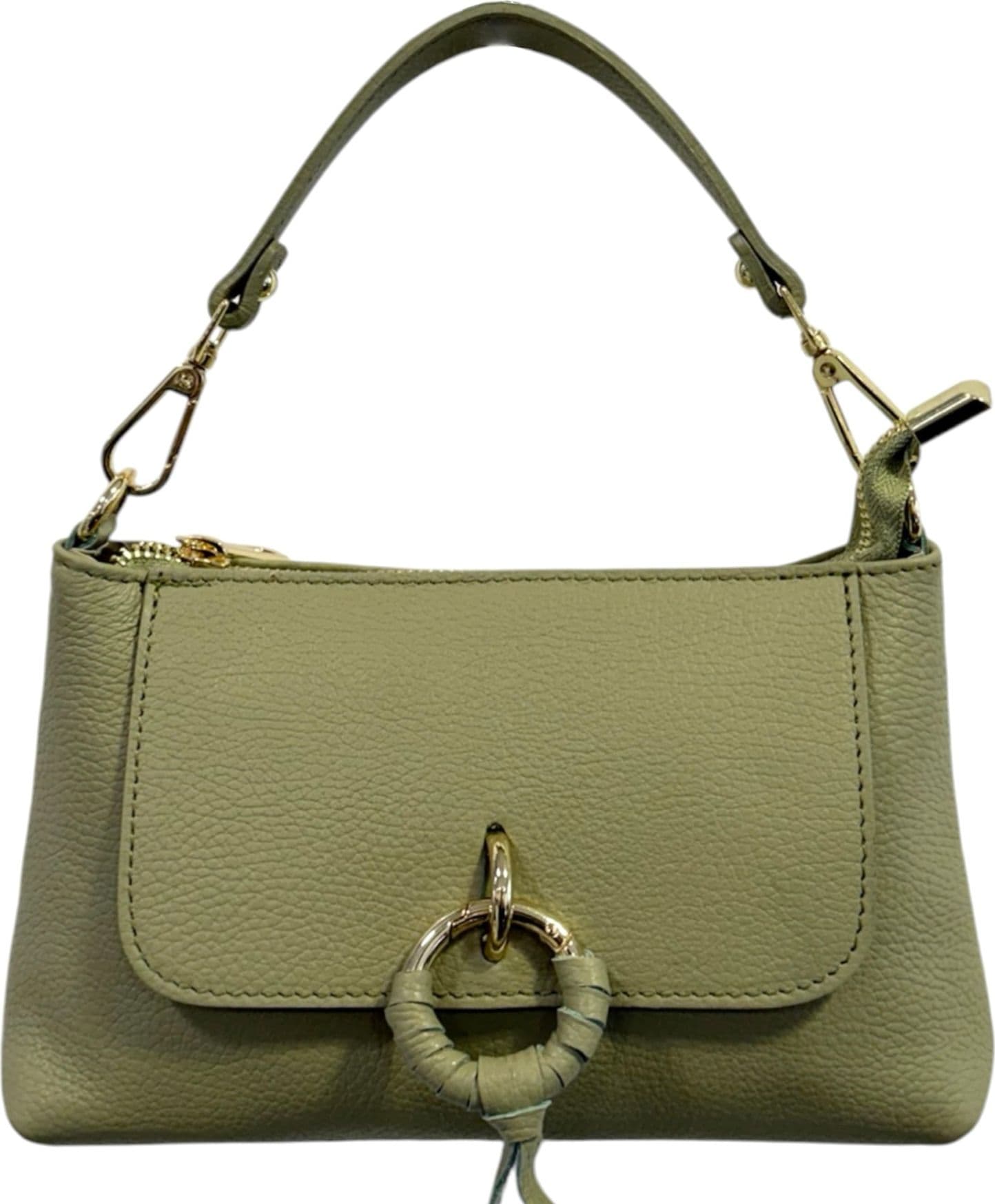 Modarno Borsetta Amelia a Mano e tracolla In Vera Pelle  25x7x15 cm - 10