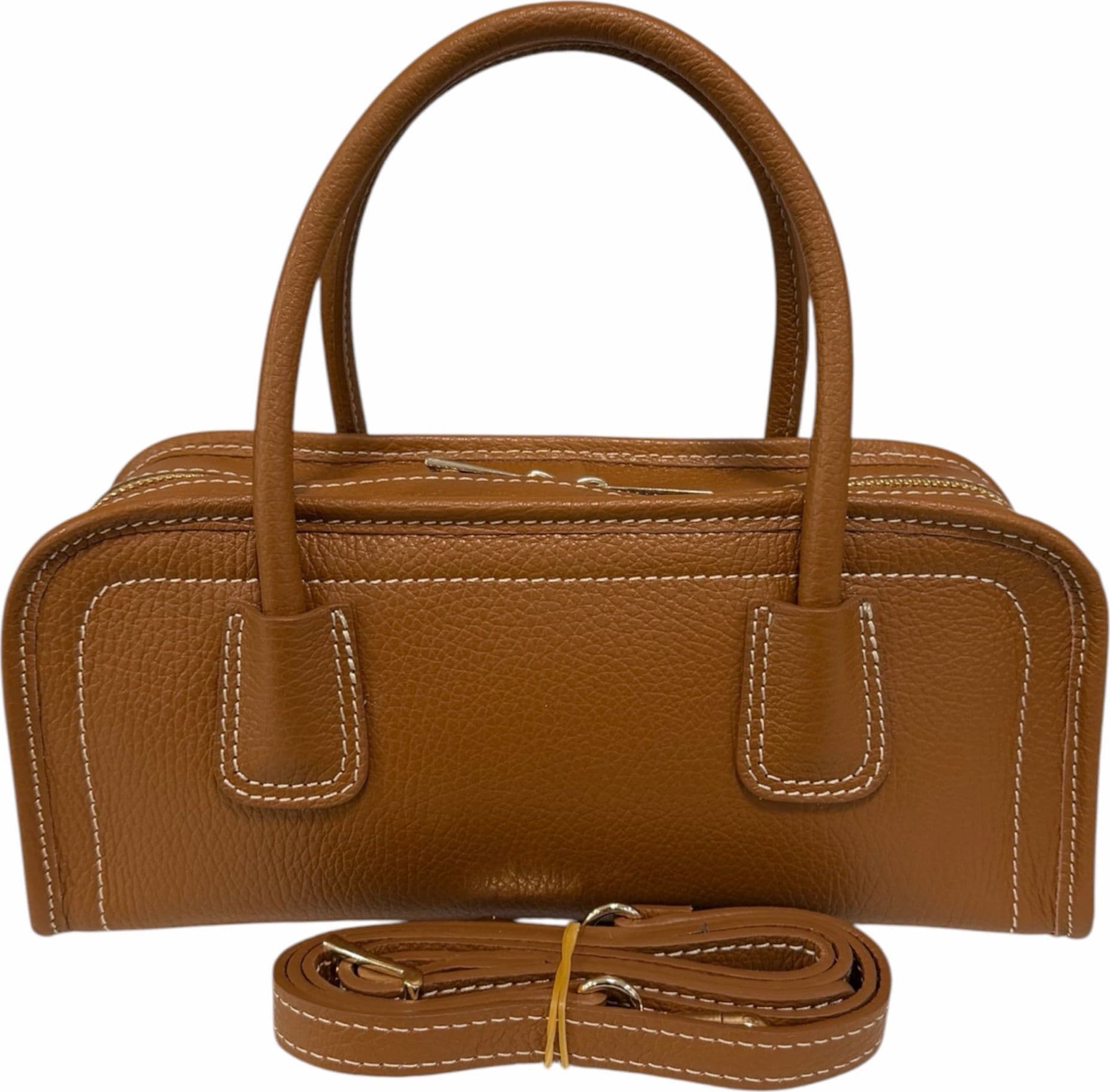 Modarno borsetta Dina a tracolla in vera pelle 28x9x13 cm - 4