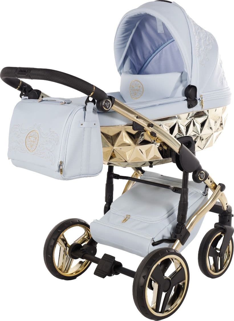 Junama Tailor 3 in 1 Ecopelle Blue/Gold - 4